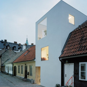 Eigenzinnige minimalistische woning in Lanskrona