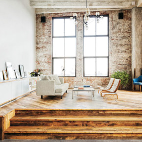 Industriële loft in New York, Brooklyn